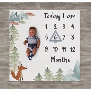 Modern Moments By Gerber Baby Boy Milestone Blanket